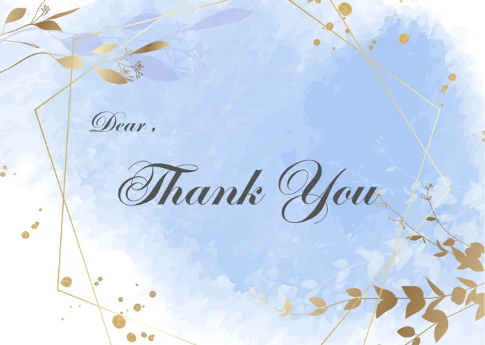 Thank You Card